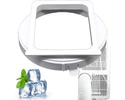 Koppelstuk Mobiele Airco Afvoerslang - Ø150mm - Conditioner Uitlaatslang Connector - Airconditioning-afvoerslangadapter - Afvoerslang adapter - Slangverlenging - Ronde Verbindingsstuk - Accessoires Voor Mobiele Airconditioning - Wit