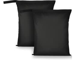 SnelShoppen - Waterdichte Natte Tas met Ritssluiting, Herbruikbare Natte Zak voor Badkleding, Sportkleding en Vuile Kleding, 2 Stuks, 40 x 50 cm, Mode