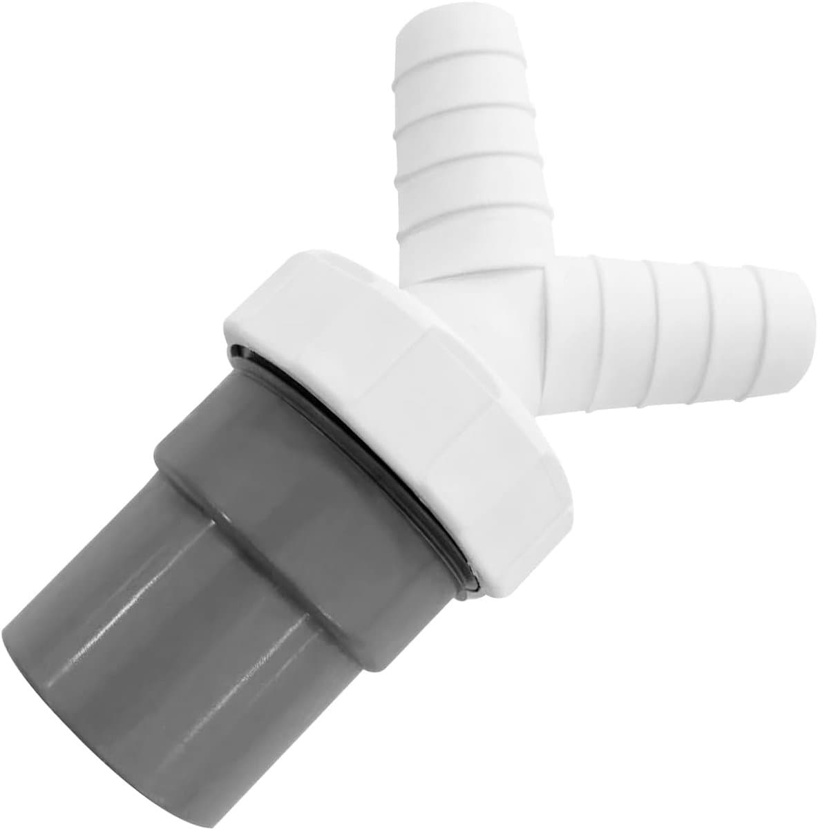 SnelShoppen - Double Waste Pipe Connector Y voor Wasmachine en Vaatwasser - Afvoersplitter Ø40 mm - Inlaat Ø18-23 mm - 10 Jaar Garantie - Universele A — afbeelding 1