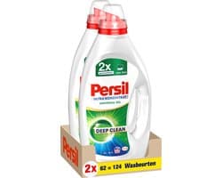 Persil Ultra Concentrated Universal Wasmiddel | 2 x 62 wasbeurten | 124 wasbeurten | Voordeelverpakking
