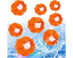 SnelShoppen - Wasmachine Dierenhaarverwijderaar, 8-pack Herbruikbare Haarverwijderingsballen, Pluizenfilter voor Effectieve Dierenhaar en Pluizen Verw