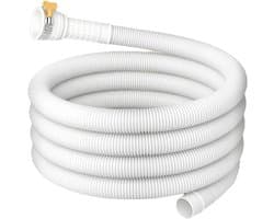 Airco Afvoerslang - Condenswater Afvoerbuis - Water Afvoeren - Verstelbare Rubberen Klem - 3 Meter Lengte - Grijs
