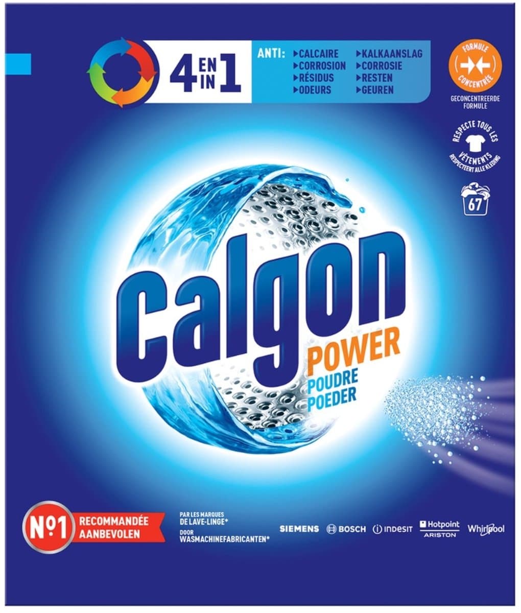 Calgon - Wasmachinereiniger - Tegen Kalkaanslag / Corrosie / Wasmiddelresten / Geuren - 67 Wasbeurten - Bulkverpakking - 10 stuks — afbeelding 1