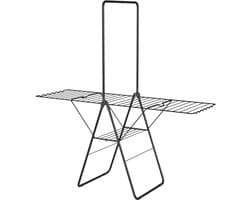 Wasophoogte® Wasrek - Droogrek - Rekkie plus Zwart - 25m drooglengte — afbeelding 1