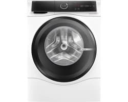 Bosch Serie 8 WNC254A40, Voorlader, Vrijstaand, Wit, Links, Zwart, Touch