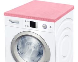Garronda Wasmachine Overtrek 50x60 cm - Wasmachine Coating - Droger Hoes - Beschermer Cover - Lichtroze - MX-907