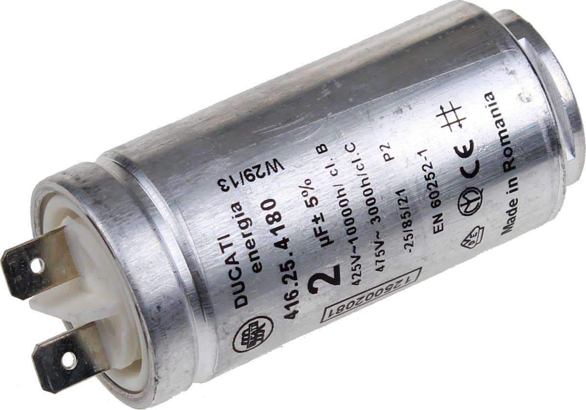 ELECTROLUX - CONDENSATOR - 2 µF - 1250020813 — afbeelding 1