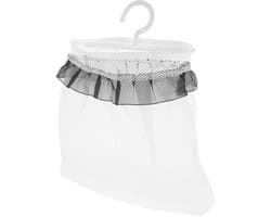 Hangende Opbergzak - Netje Organizer - Wasknijpers Opbergen - Met Hanger - 24.5 cm - Grijs