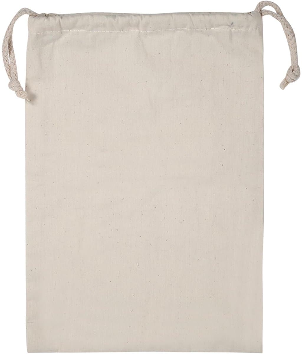 Dailygoods- Waszak Dikke Canvas Katoenen Tas - Opbergtas voor Wasgoed - Huishoudelijke Waszak - Trekkoordsluiting - 22 * 28 cm - Biologisch Materiaal — afbeelding 1