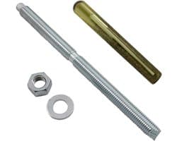 Ankerstang - Metaalanker Boutanker - Zwaar bevestigen - Doorsteekmontage - M12 x 180mm - Verzinkt