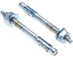 Betonanker - Wiganker - Zware Bevestiging - Doorlopende Bout - 10x92mm - Gegalvaniseerd