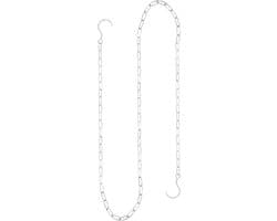 Kledinglijn Buiten - Waslijn Ketting - Drogen Kleding - Windproof Ontwerp - 300 cm Lengte - Zilverkleurig