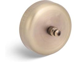 Intrekbare Waslijn - Wand Waslijn - Binnen Droge Kleding - Roestvrij Staal - 9.2cm Diameter - Goud
