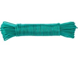 Stevige Waslijn Polypropyleen Groen Inclusief Spanner 20 Meter