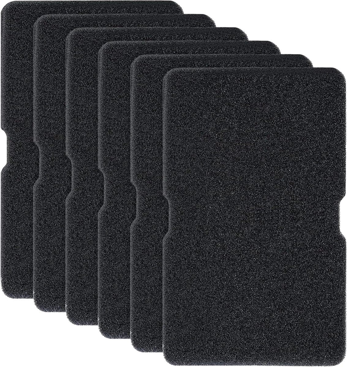6-delige warmtepompdrogerfilterset - 244×155×10 mm - Accessoires voor wasdrogers - Sponsfilter voor condensorwasdroger - Geschikt voor Beko 2964840100, Grundig, Elektra Bregenz en Blomberg DSX83410W, DE8635RX — afbeelding 1