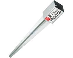 LUN FIX - Hameranker 100x100x2mm - Anker 750mm