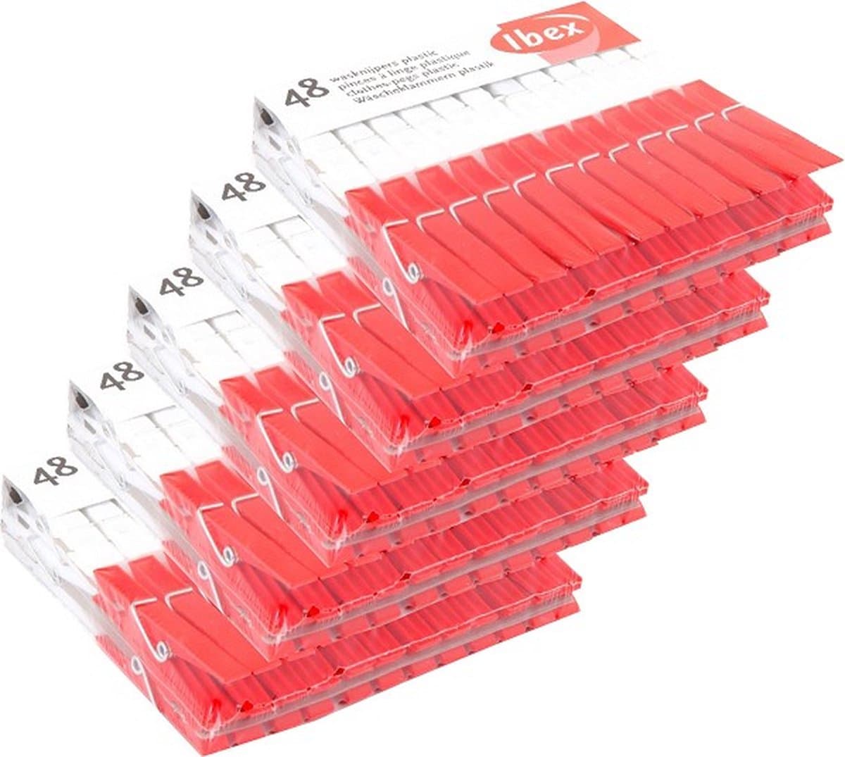 Ibex Wasknijpers - Plastic - 240 stuks (5x48) — afbeelding 1