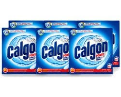6 x Calgon – Wasmachinereiniger Poeder – 3-in-1 Power Anti-Kalk – 60 doseringen - Voordeelverpakking - 6 stuks