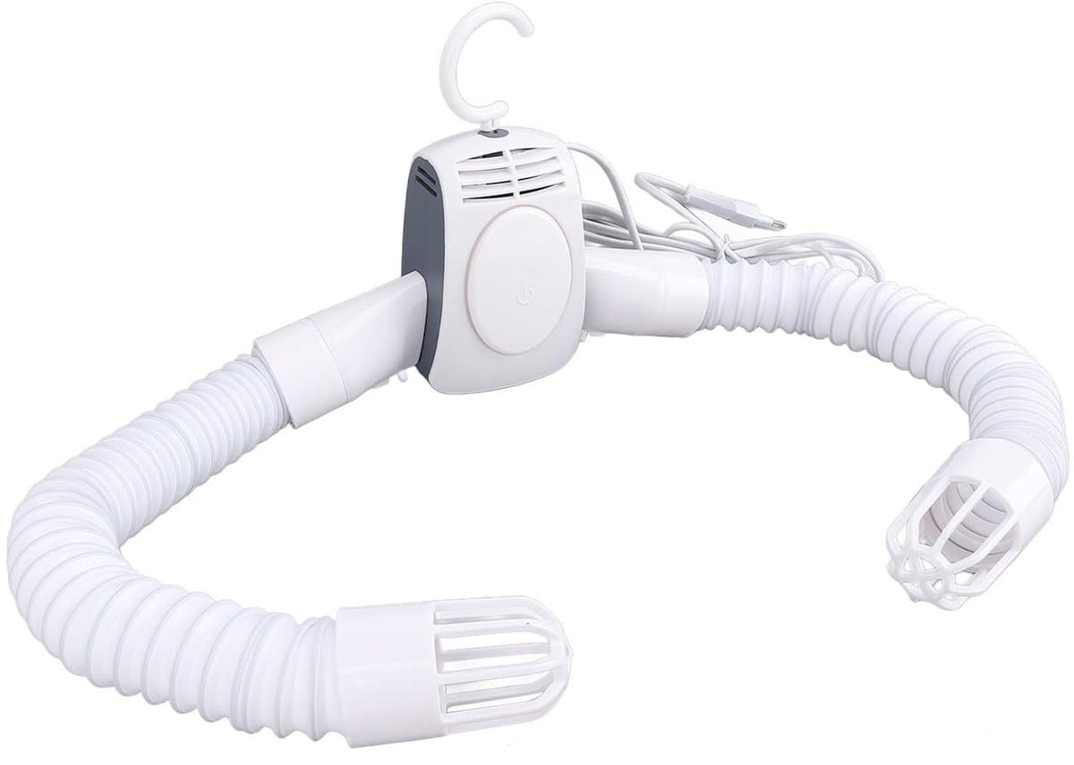 Dailygoods - Draagbare Droger voor Kleding - Sneldrogend Wasdrogerrek - Ruimtebesparend en Compact - Wit - Elektrische Kledingdrooghanger - Ideaal voo... — afbeelding 1