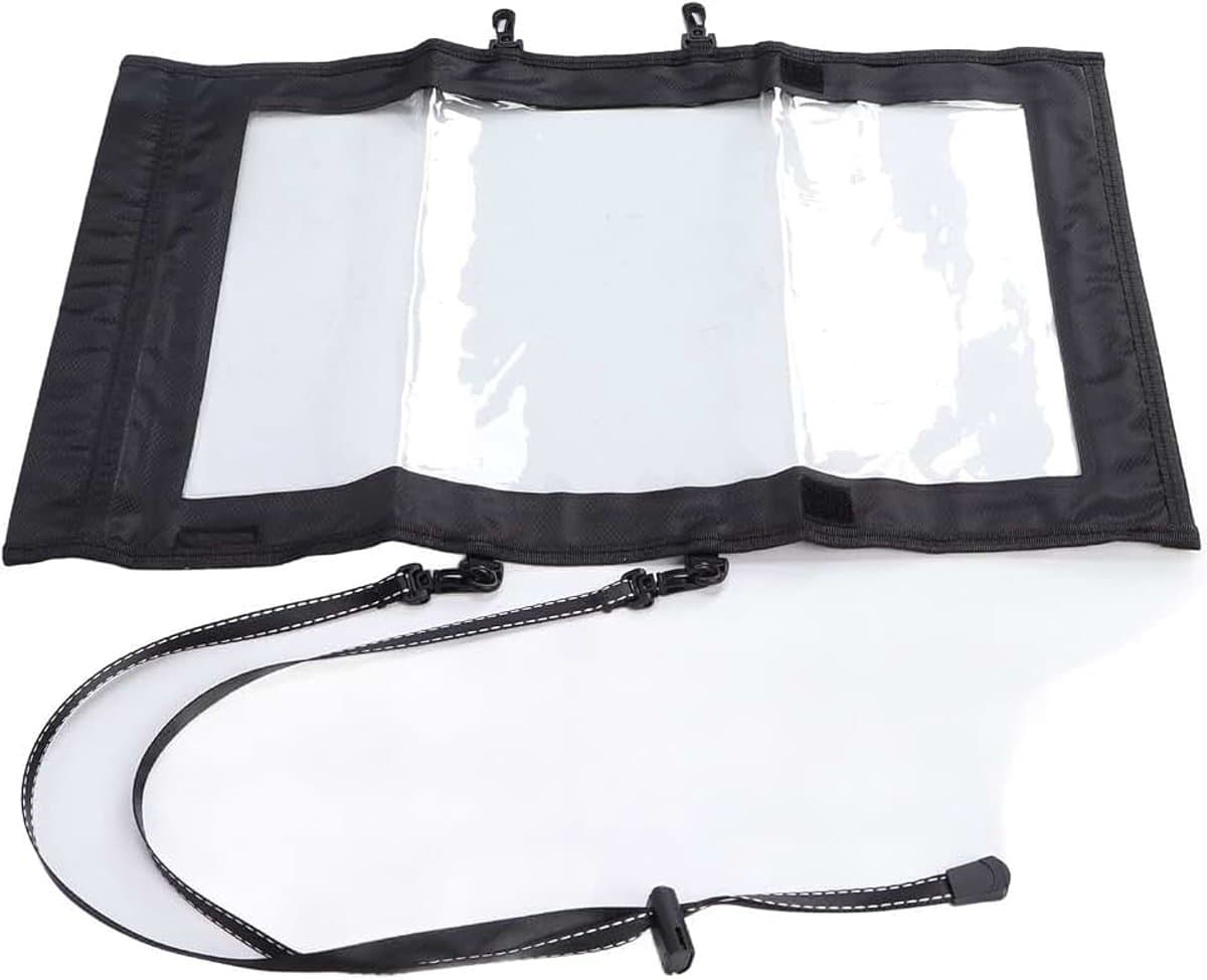 Tas Pouch Case voor Kaart, Transparante Kaart Opbergtas Waterdichte Opvouwbare Opbergtas voor Buiten Wandelen Camping — afbeelding 1