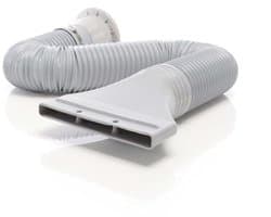 PromoHome Flexibele afvoerslang voor airconditioning 0,7-1,7 m - 116 mm diameter - uitlaatslang voor airco, droger en afzuigkap