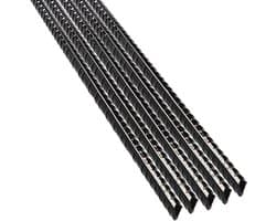 Zware Grondankers voor Tuin en Camping - 12 Inch Stalen Tentpalen, Poortsteunen en Plantsteunen met Zwarte Poedercoating