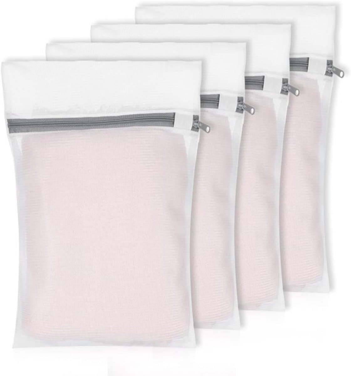Set van 4 Mesh Waszakken voor Delicate Was, 30 x 20 cm, Ideaal voor Ondergoed en Fijne Was — afbeelding 1