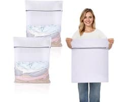 Grote Herbruikbare Wasnetten voor de Wasmachine - 50 x 60 cm, Ideaal voor Shirts, Truien en Broeken