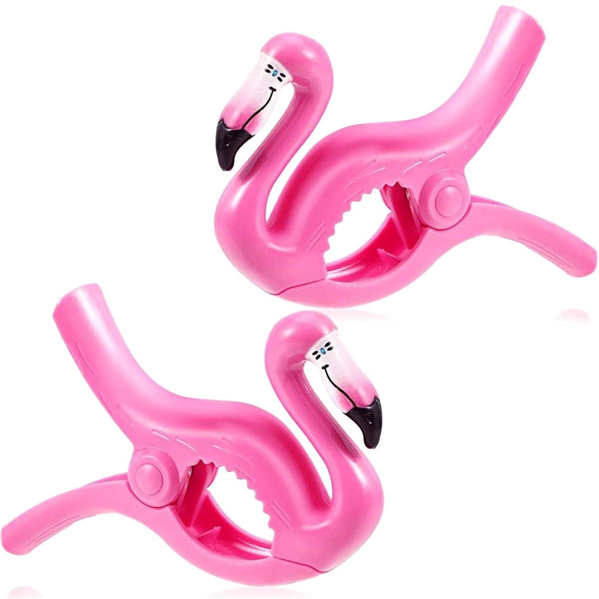 carmdering - Handtuchklammern - Strandtuch Clips - Grote Klemmen - Sterke Windweerstand - Veelzijdig Gebruik - Kunststof En RVS - Duurzaam Design - Comfortabele Grip - 2 Stuks — afbeelding 1