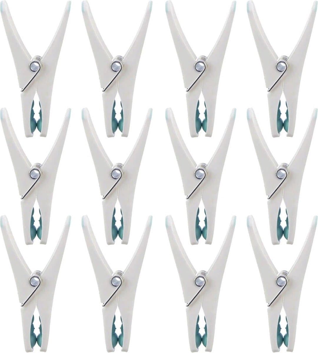 Wasknijpers Plastic 12 stuks - Set - Wasgoedknijpers - Knijpers voor Wasrek - Laundry — afbeelding 1