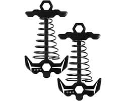 Generisch Grondanker - winddicht aluminium | spanner voor lijnen | voor outdoor camping picknick boot & uitrusting