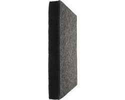 Geluiddempende Subwoofer Riser - Akoestisch Isolatiepad - Verbeteren Geluidskwaliteit - Trillingsabsorberend Platform - 30x20x5.2cm - Donkergrijs