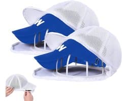 Hoedenwasser - Cap houder - Hoeden reinigen - Vormbehoud wasmachine - 2 stuks - Wit