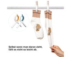 Dailygoods- Handdoekklemmen Set van 5 - Grote Klemmen - Winddicht - Antislip - Kunststof - Voor Strand/Thuis/Camping - Textielklemmen