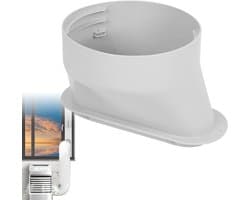 Koppelstuk Mobiele Airco Afvoerslang - Ø130Mm - Luchtafvoerslang - Plaat voor afvoerslang met een diameter van 13 cm - Voor verticale/horizontale schuiframen
