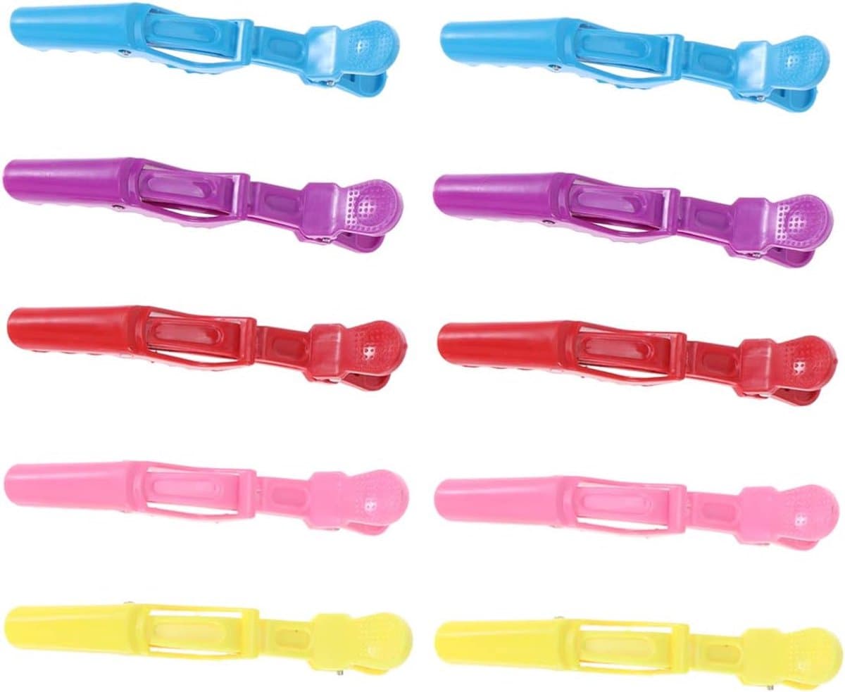 Haarklemmen Set - Salonclips Kapper - Haar Verdelen Stylen - Anti-slip Ergonomisch - 11.5 cm Lengte - Mix Kleuren — afbeelding 1