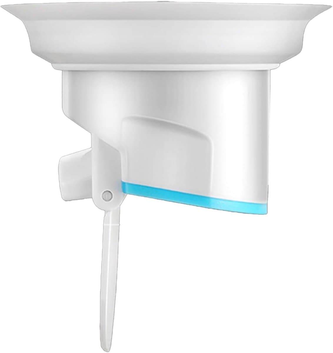 Toilet Geurstopper - Riool Luchtfilter - Frisse Badkamer - Automatisch Sluitend - Universele Pasvorm - Wit — afbeelding 1