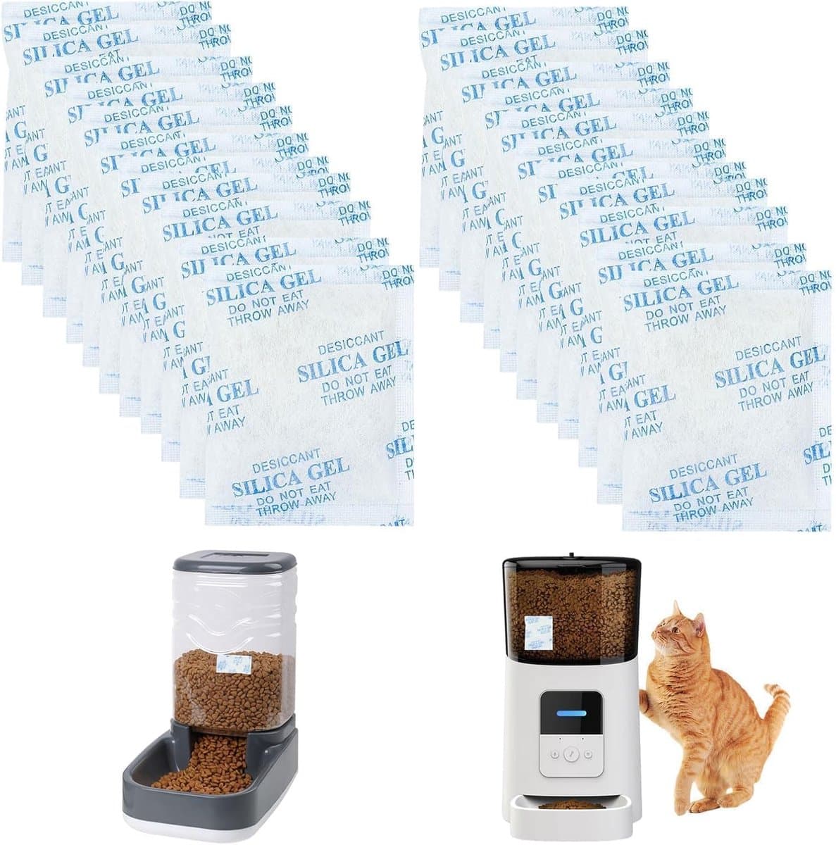 22 Stuks Silicagel 25g, Vochtabsorberende Zakjes, Droogmiddel — afbeelding 1