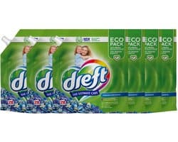 Dreft Vloeibaar Wasmiddel Ochtendfris Navulverpakking 28 Wasbeurten - 6 x 1,26 liter - Voordeelverpakking