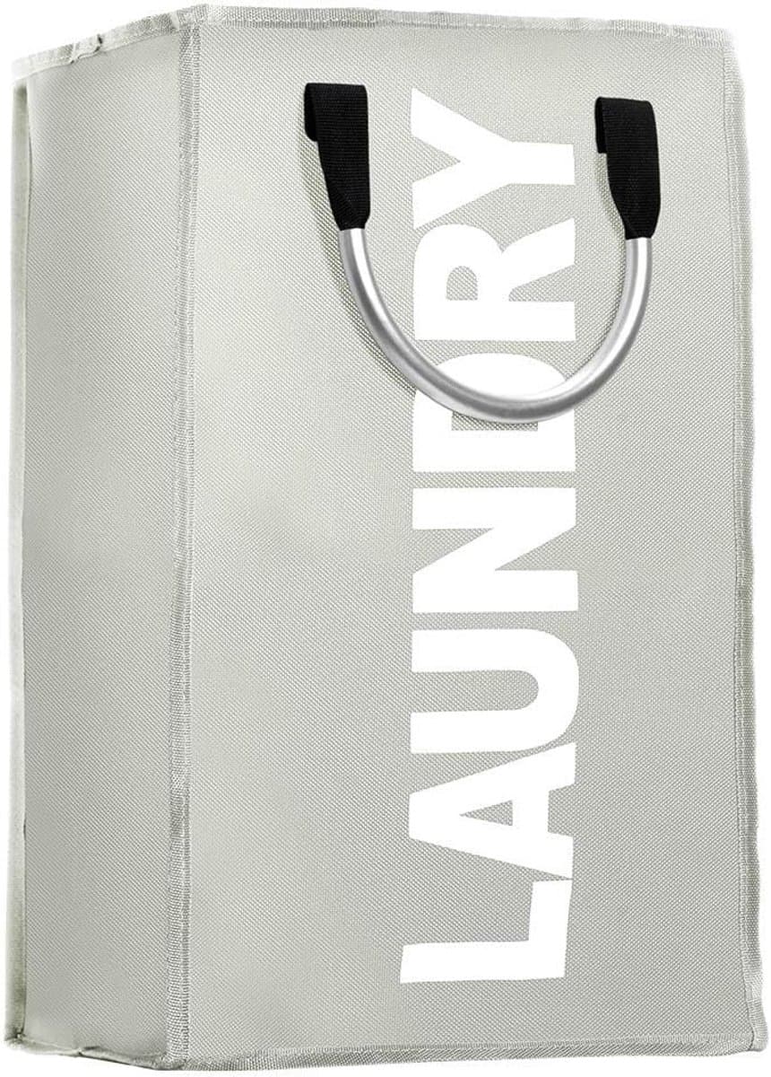 Vouwbare waszak van polyester met aluminium handvatten - Ideaal voor thuis, reizen en camping — afbeelding 1