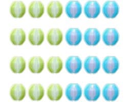 SnelShoppen - 24 Stuks Dierenhaarverwijderaar Wasmachine - Herbruikbare Pluisballen voor Dierenharen - Nylon - Geel en Blauw - Effectief en Praktisch