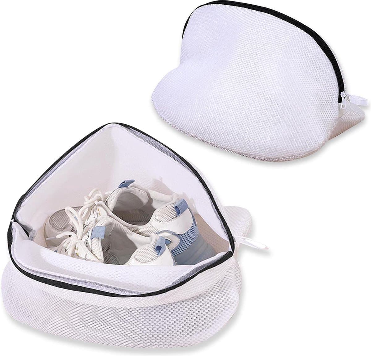 Goodivery ® Set van Twee Herbruikbare Waszakken voor Schoenen met Rits Bescherming — afbeelding 1