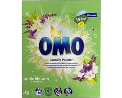 Omo Waspoeder Apple Blossom & Water Lily - 100sc - 5kg