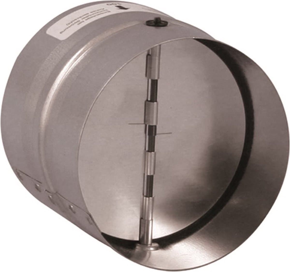 Buisverbinder Aluminium vlinderklep doorsnede 125 mm — afbeelding 1
