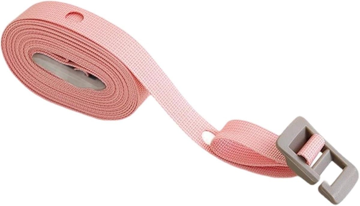 Reiskledinglijn - Kampeerwaslijn - Was Drogen - 34 Haakjesgaten - 3.5 Meter - Roze — afbeelding 1