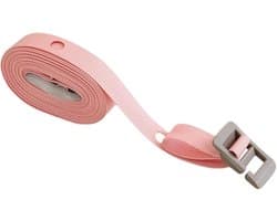 Reiskledinglijn - Kampeerwaslijn - Was Drogen - 34 Haakjesgaten - 3.5 Meter - Roze