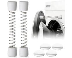 2 Stuks Deurstopper voor wasmachine - Magnetische deurstopper - Goede Ventilatie - Geschikt voor de meeste wasmachines - Geschikt voor de meeste wasmachines - 10cm - grijs