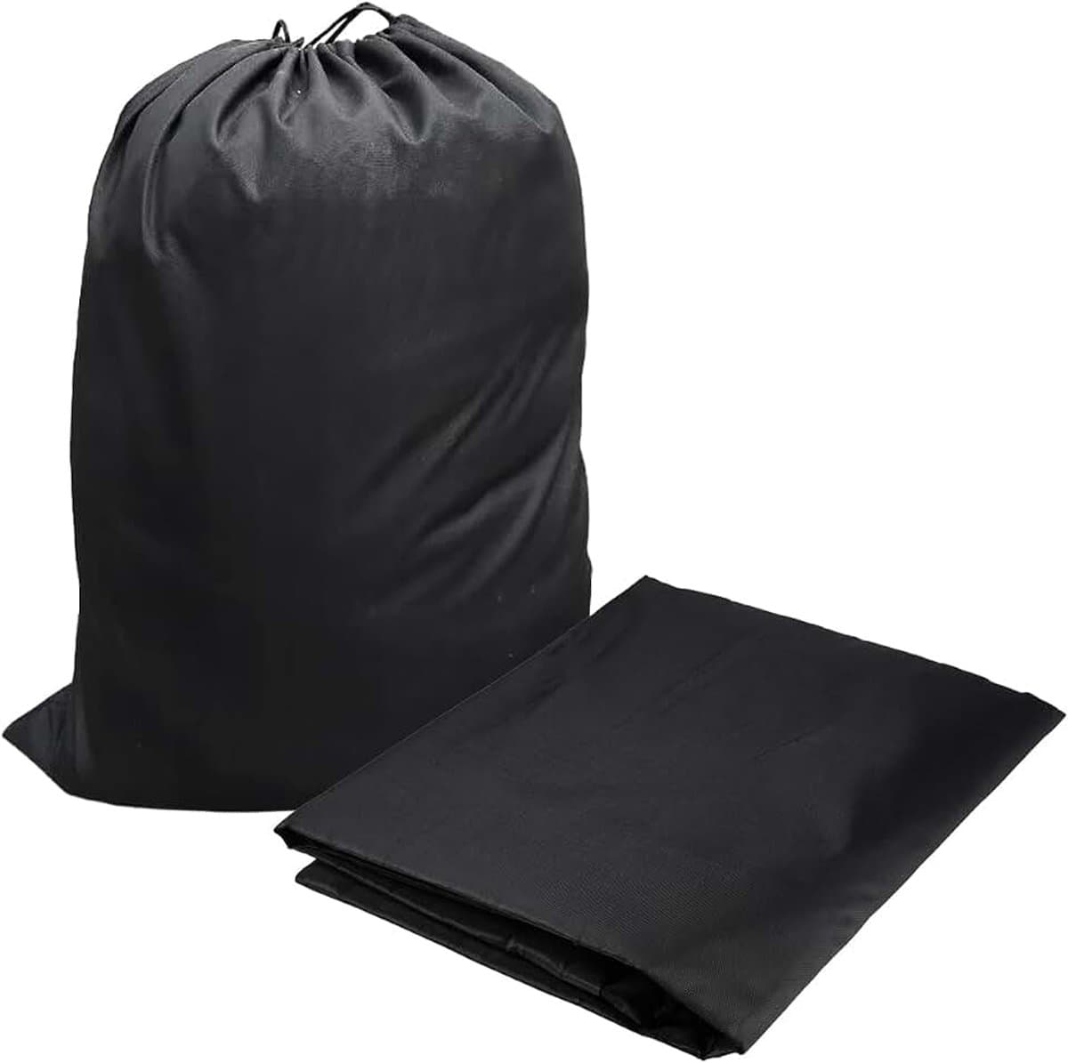 2PCS 60 x 90 cm Vuile Kledingzakken, 120L Waszak Waszakken voor op Reis | Grote Capaciteit Opvouwbaar Waszak met Trekkoordsluiting, Waterdichte Opvouwbare Vuile Was voor Camping, Slaapkamer, Vakantie — afbeelding 1