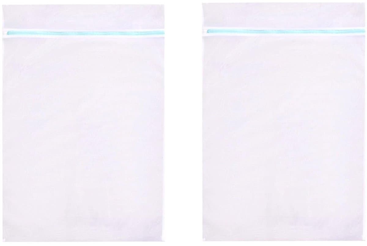 Solidchoice- Waszak Groot 60 x 80 cm - Waszakken voor Wasgoed - Mesh Waszak - Wasnet met Rits - Reistas voor Kleding - Ademend Materiaal — afbeelding 1