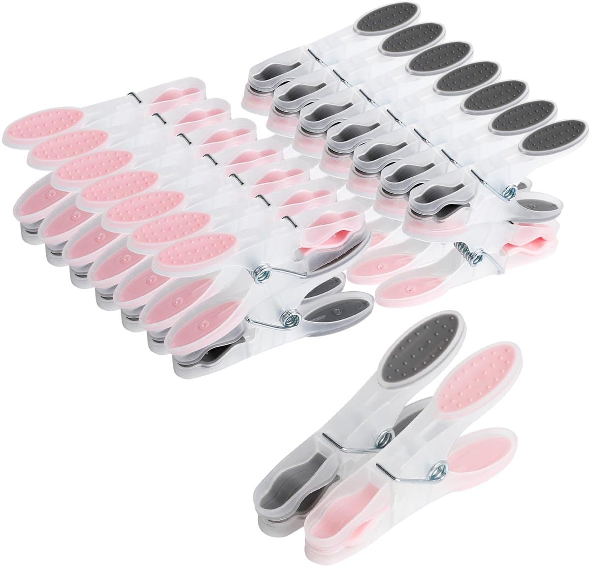 Wasknijpers, 30 stuks wasknijpers, voor buiten, kunststof voor strandhanddoek, winddicht, wasknijpers voor handdoeken, dekens, beddengoed, kleding — afbeelding 1